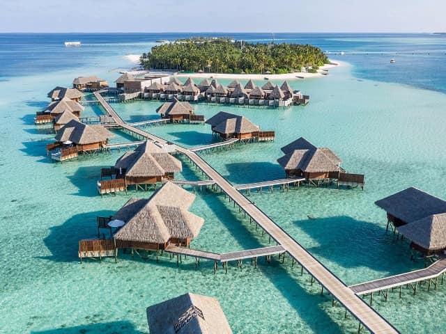 Conrad maldives rangali island vista aerea